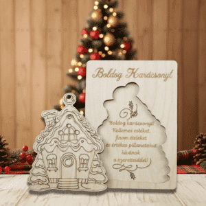 Karácsonyi díszkártya