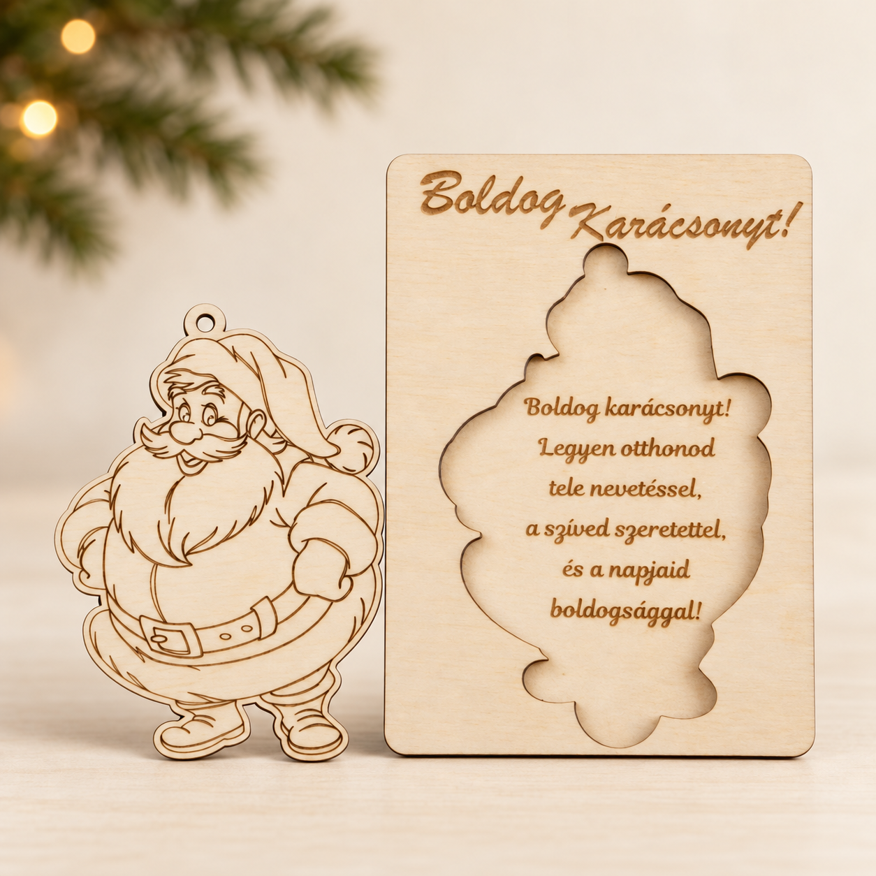 Karácsonyi díszkártya
