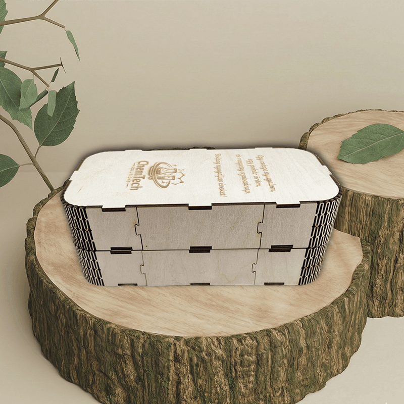 Gravírozott kerek oldalú boros pohár díszdoboz - 1 darabos - Image 5